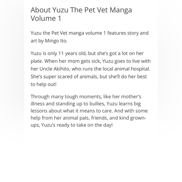 Yuzu the Pet Vet Manga - Volumes 1 & 2 - Picture 3 of 7